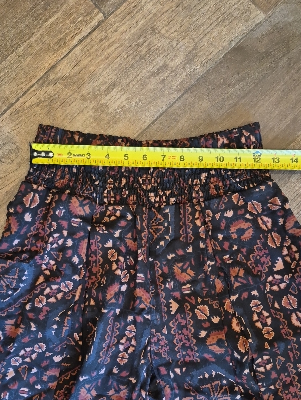 XXS-M Anthropologie Abstract Aztec Print Elastic Waist Harem Pants - Picture 10 of 14